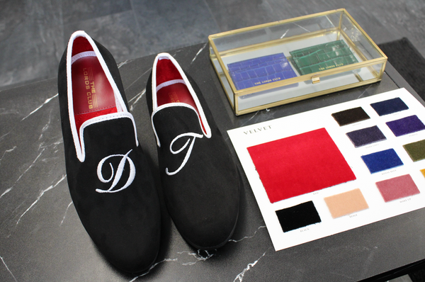 Personalised Velvet Loafers are back!