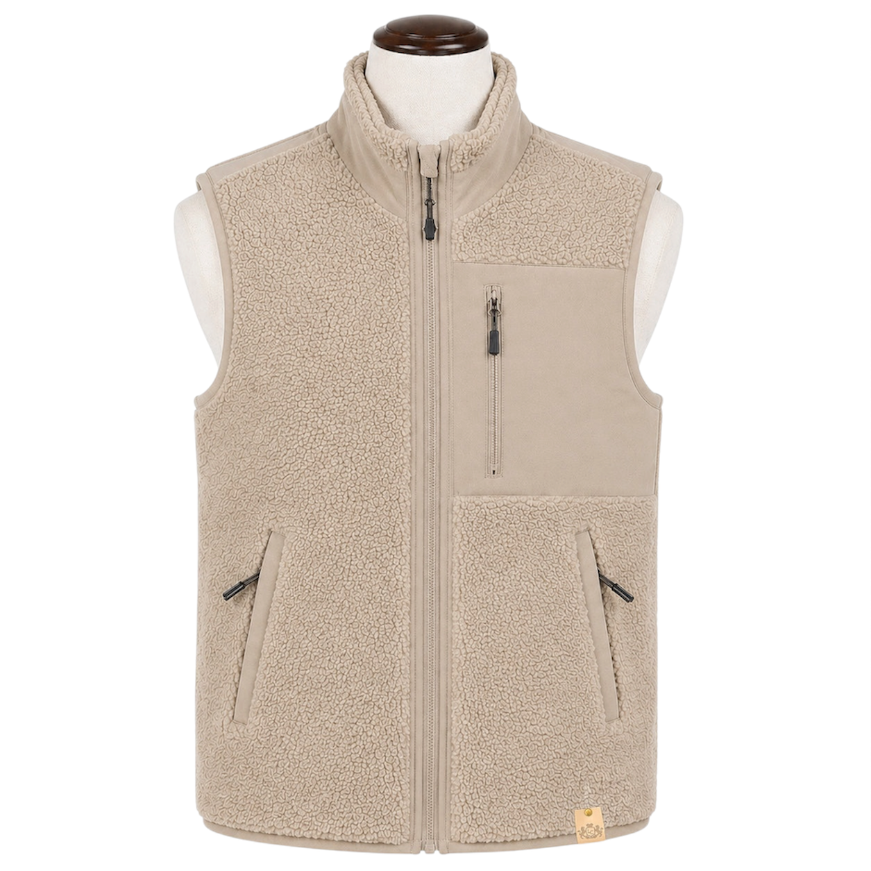 Sherpa Gilet - Beige The Lords Club Footwear