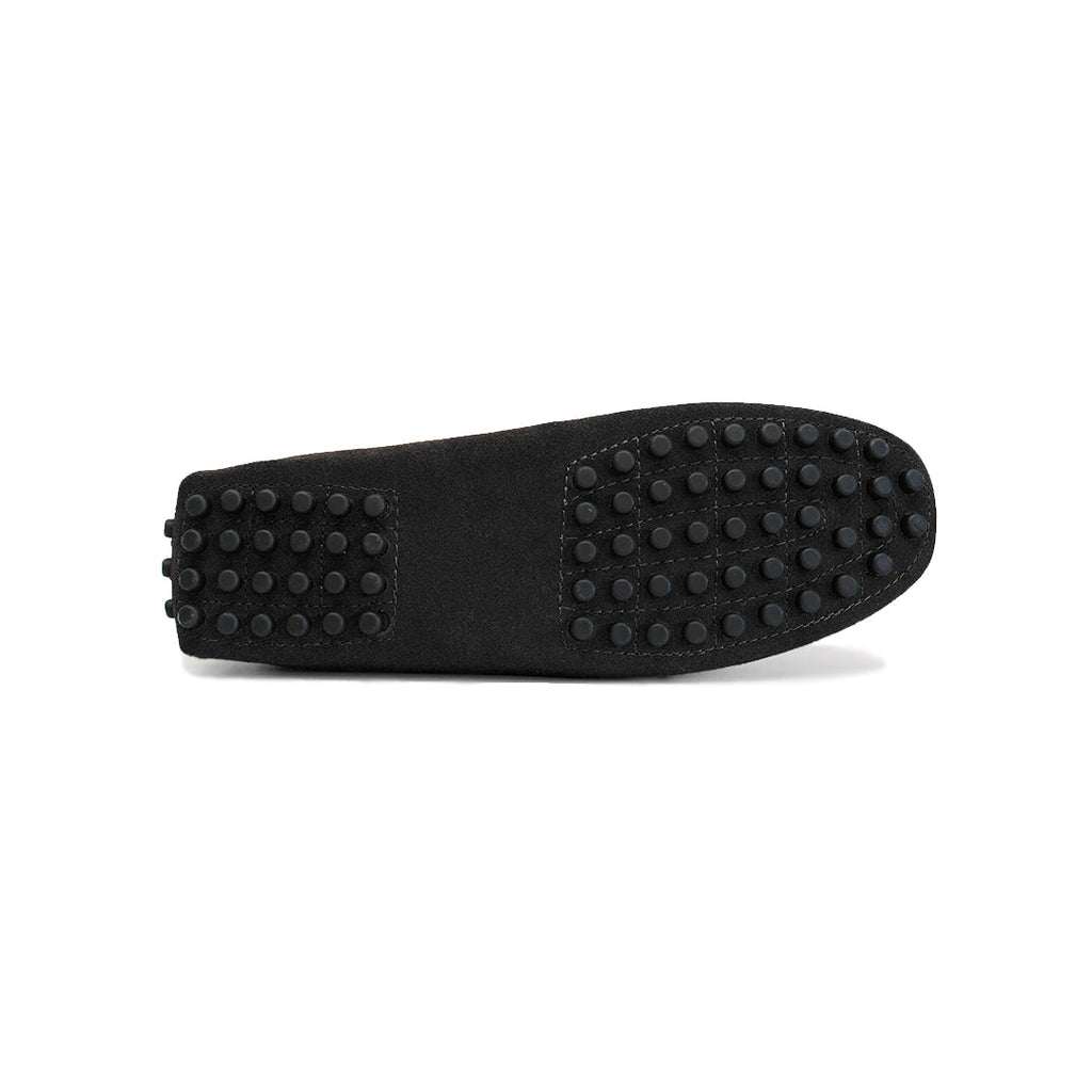 Lord London Penny Driving Loafers - Black