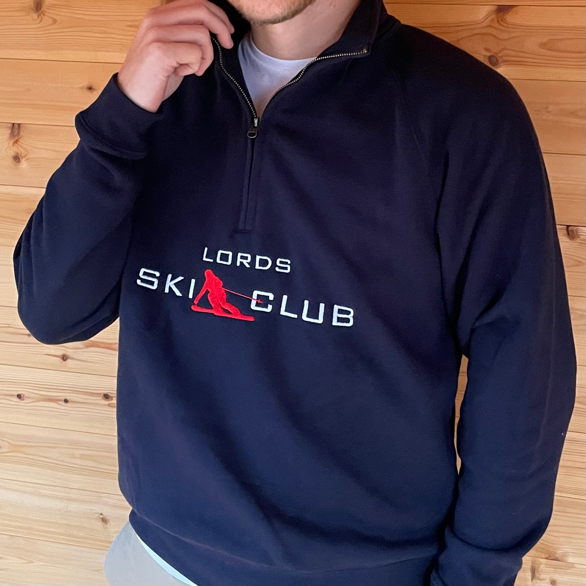 Ski Club Quarter Zip - French Navy