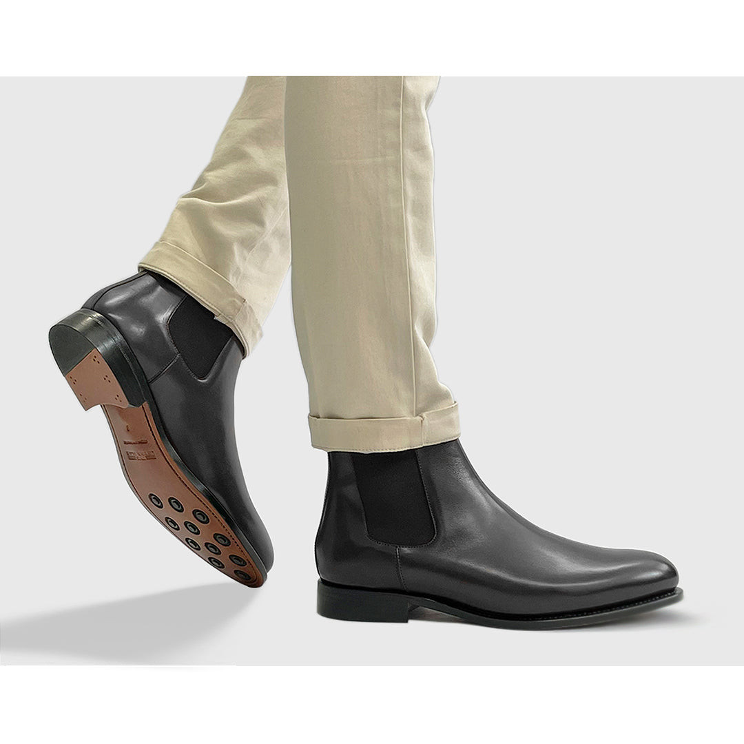 Lords Club Chelsea Boot - Black Luxe Calf