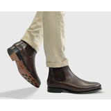Lords Club Chelsea Boot - Chocolate Brown Box Calf