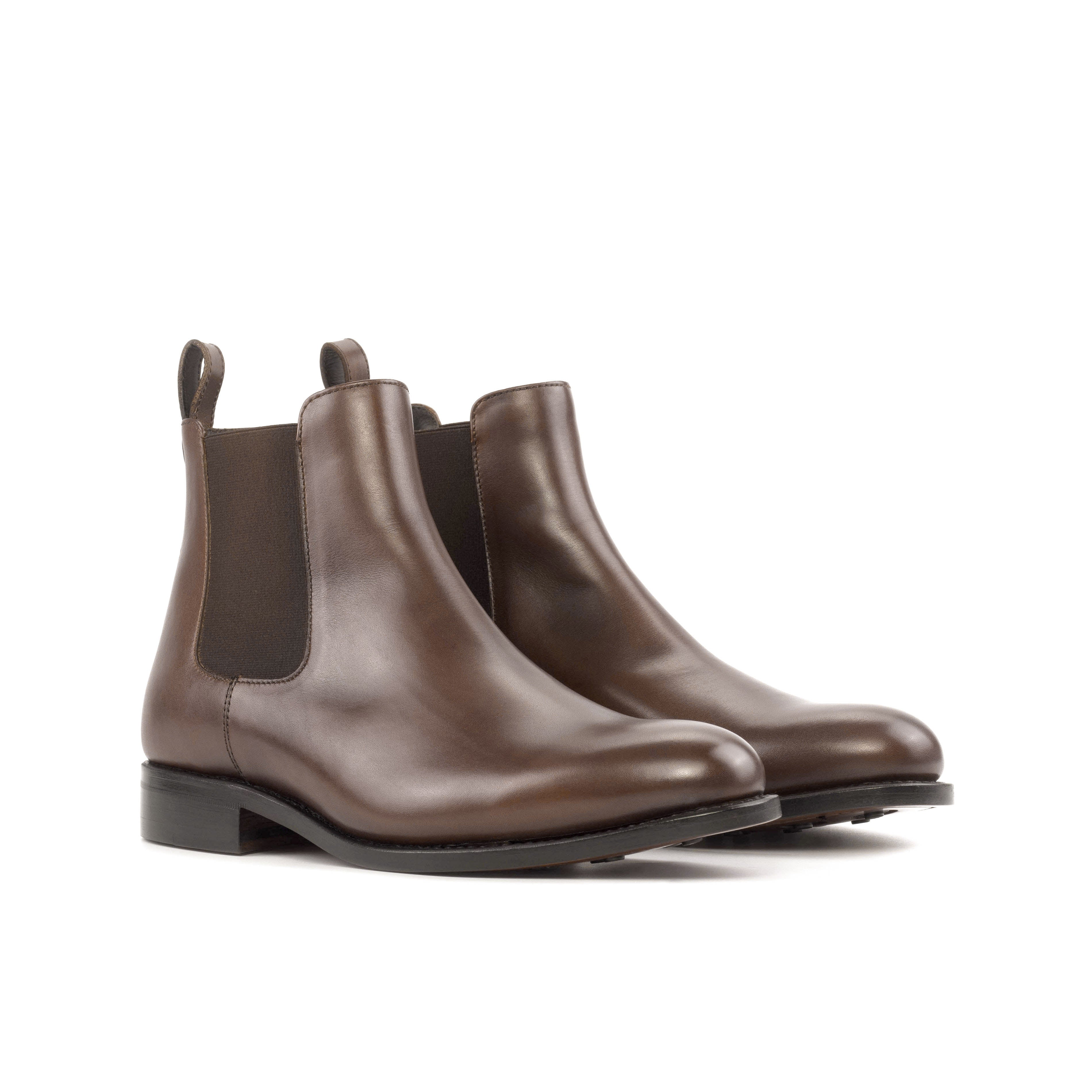 Lords Club Chelsea Boots - Chocolate Brown Luxe Calf