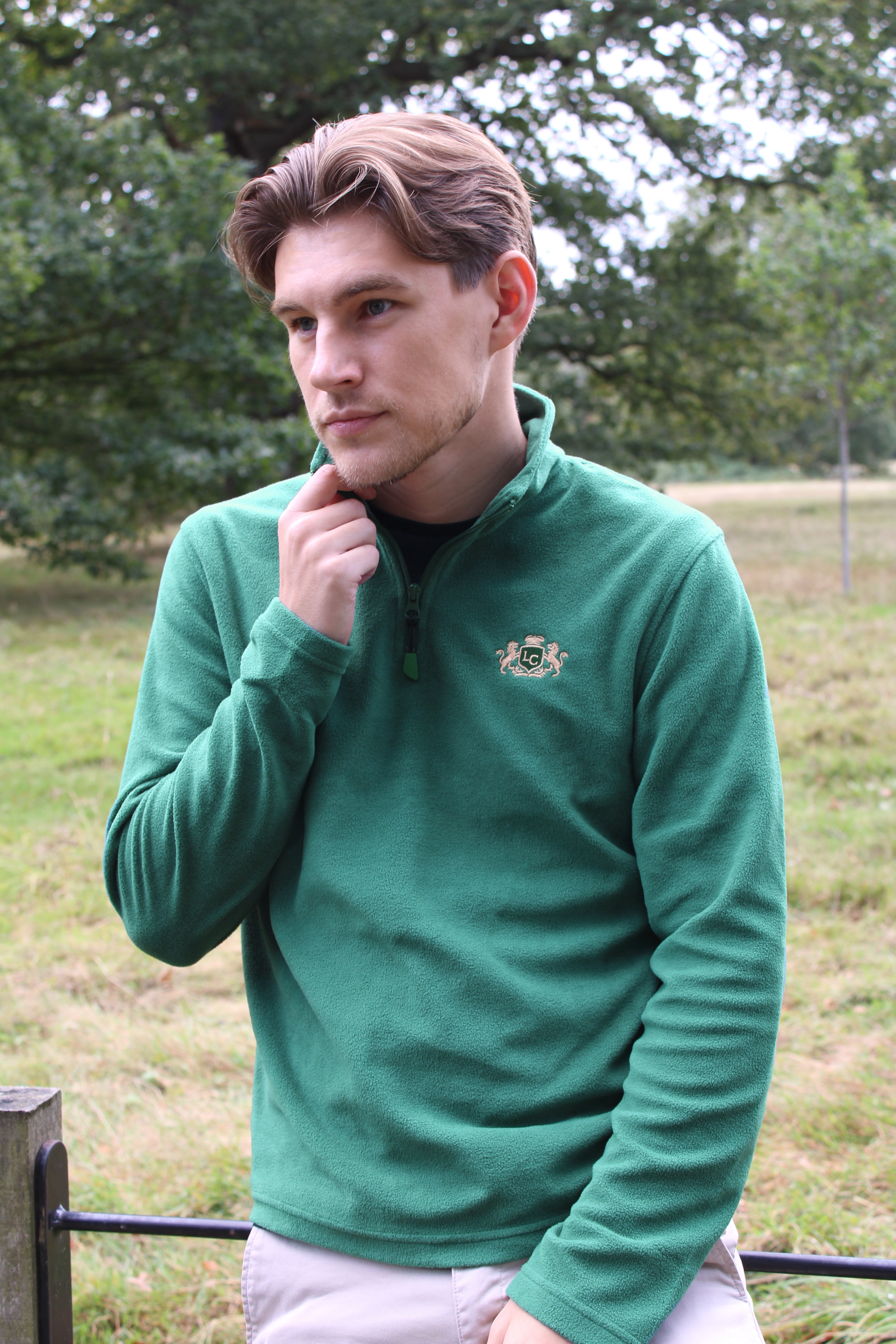 Country Club Quarter Zip Fleece - Green