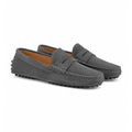 Lord London Penny Driving Loafers - Gun Metal Grey Lord