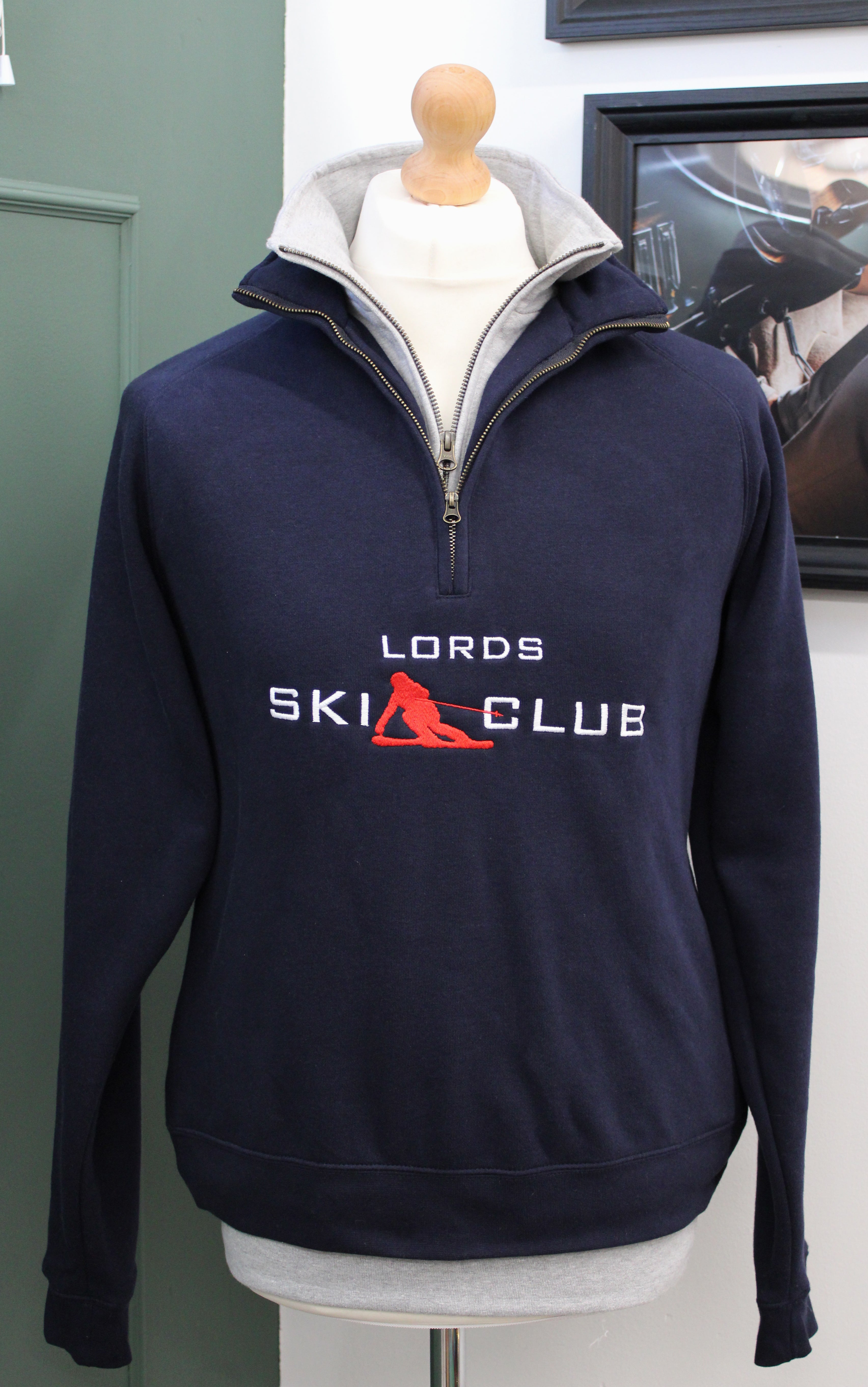 Ski Club Quarter Zip - French Navy