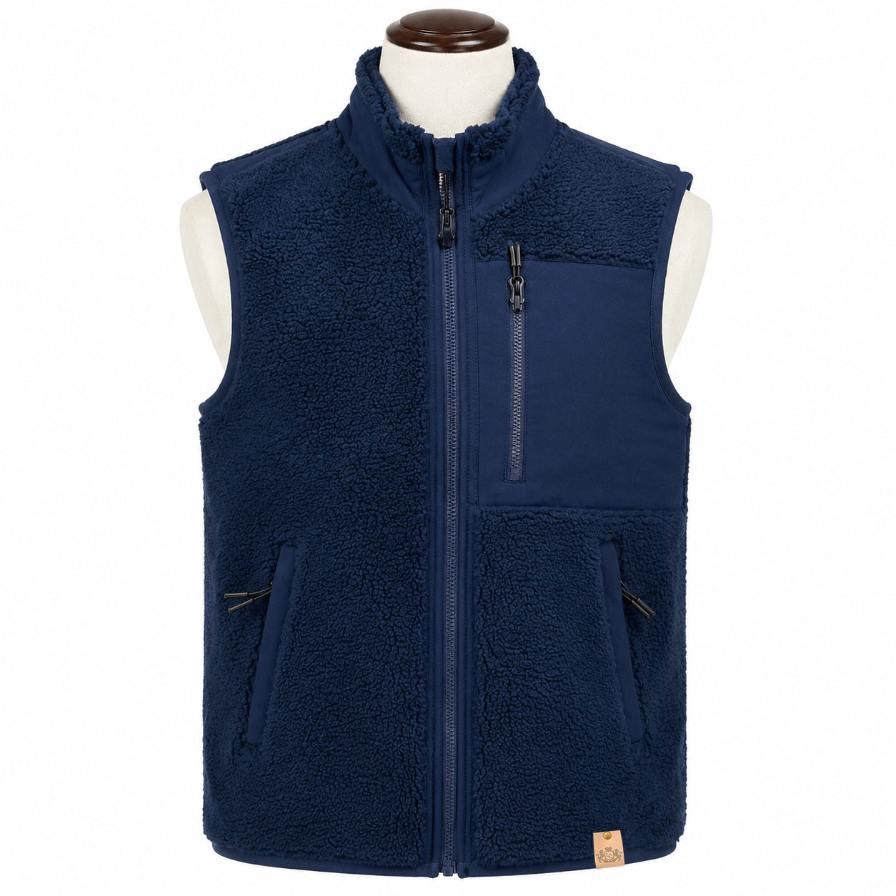 Sherpa Gilet - Navy The Lords Club Footwear