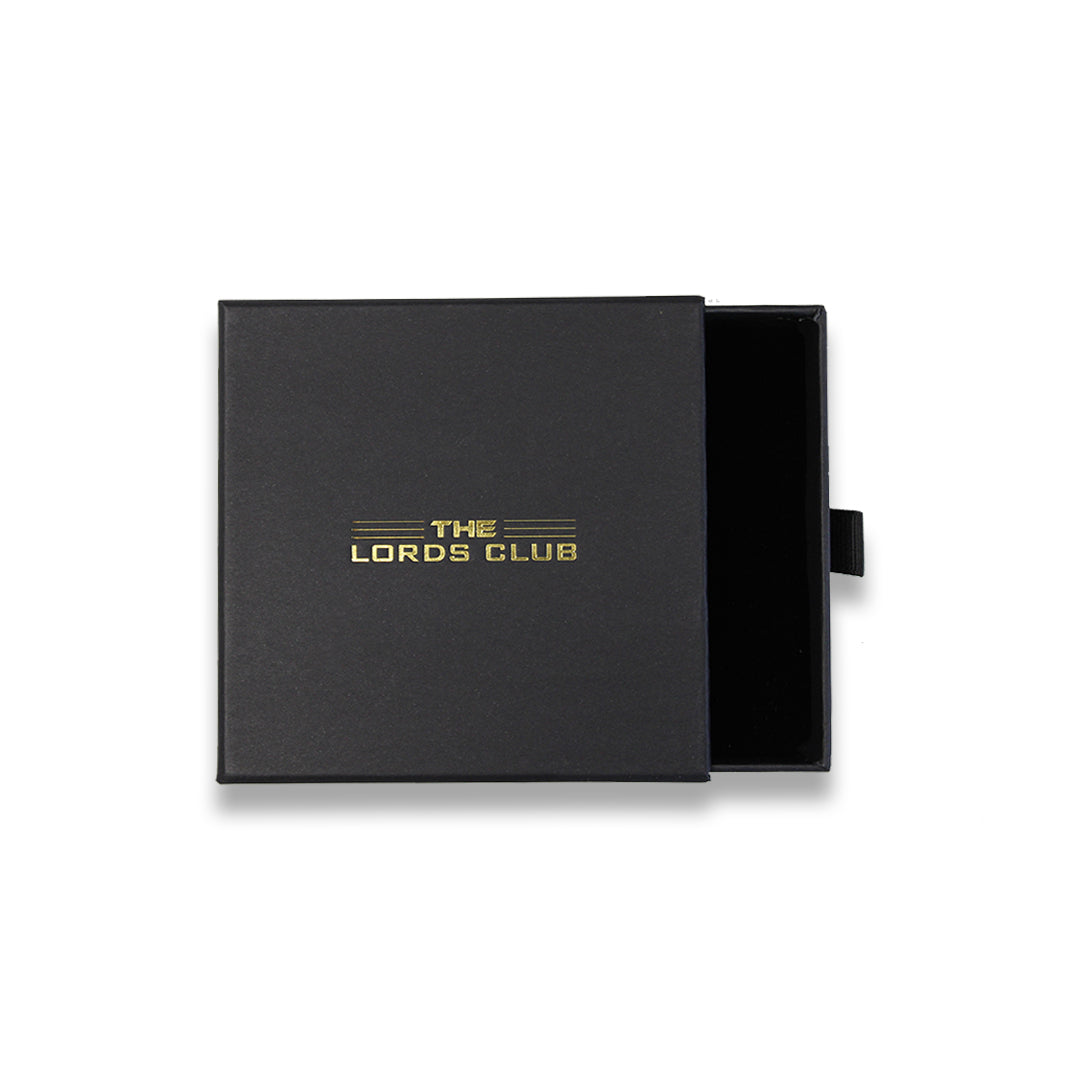 Personalised Card Holder - Black Grained Leather