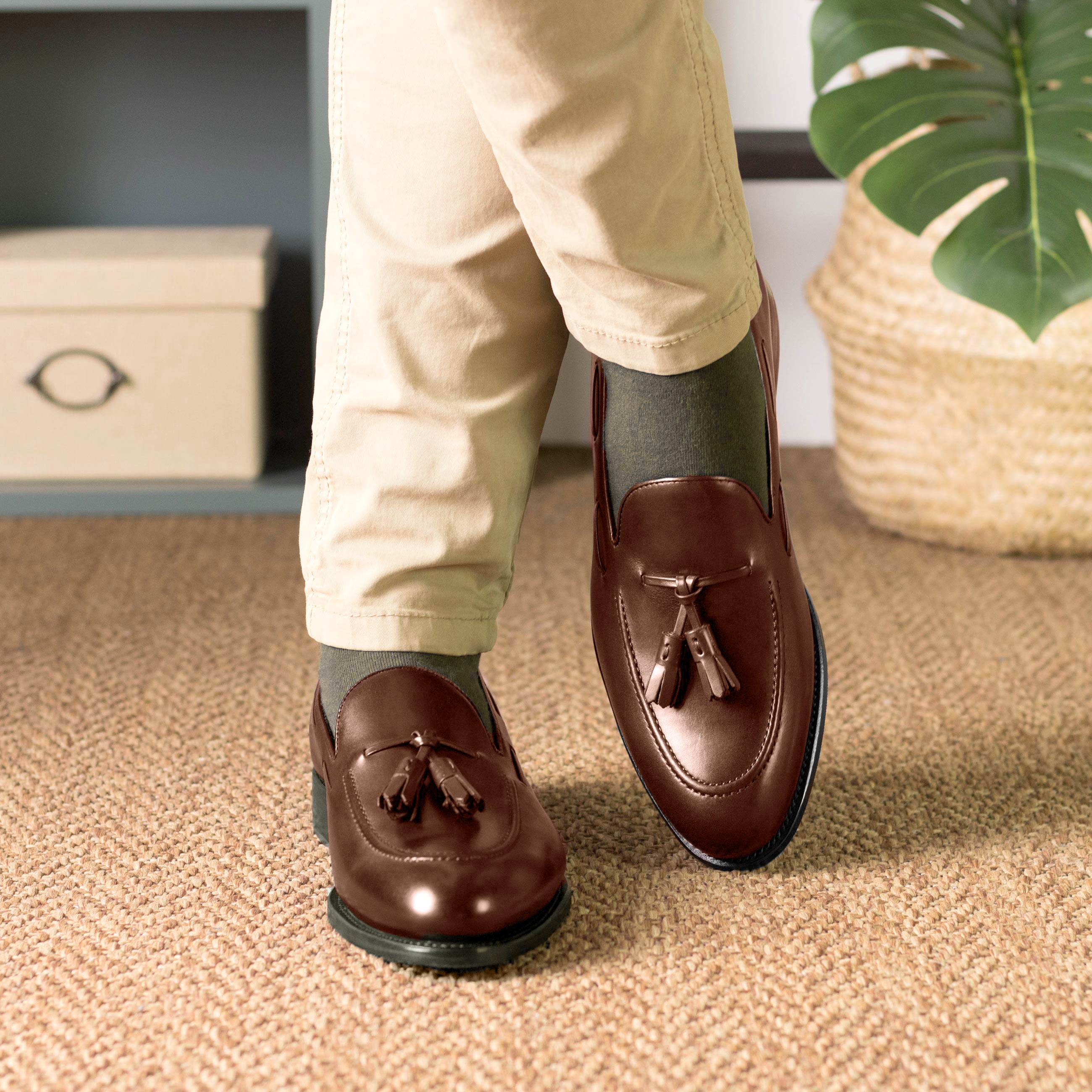 Mayfair Tassel Loafers - Saddle Brown