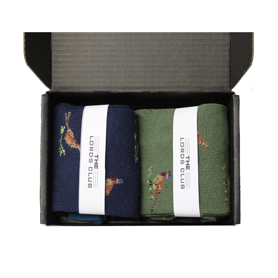 Pheasant Socks Gift Box Duo