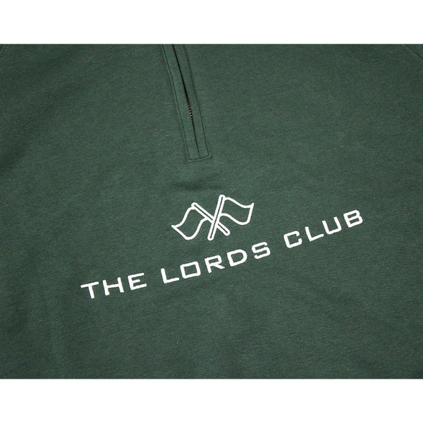 Lords Club Quarter Zip Sweatshirt - Green