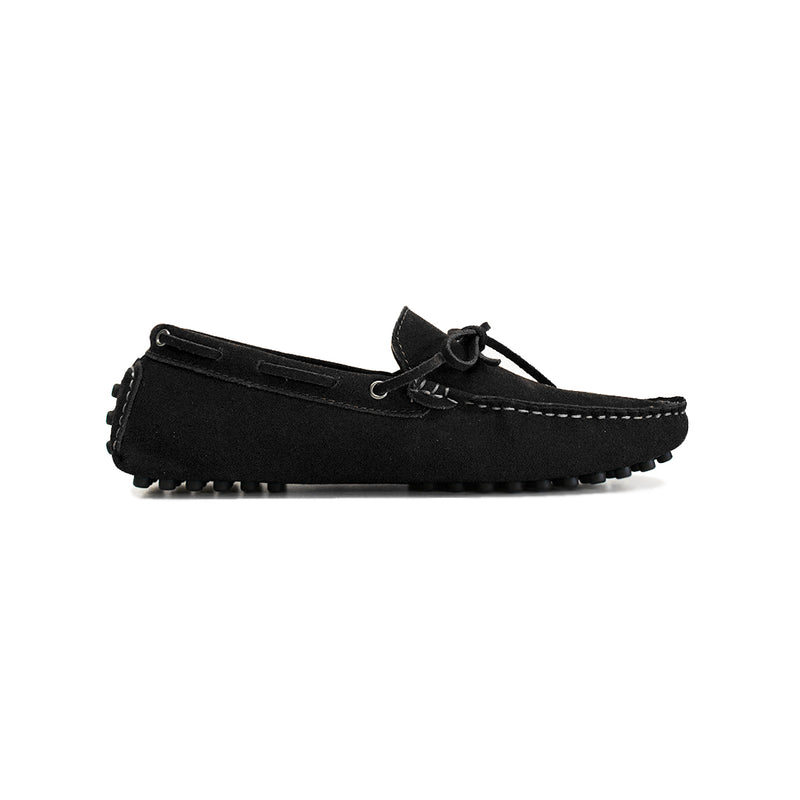 Black driving loafers