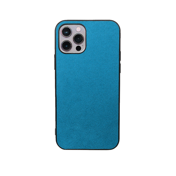 Alcantara Iphone Case - Royal Blue