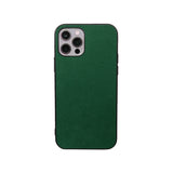 Alcantara Iphone Case - Emerald Green