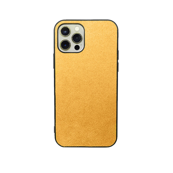 Alcantara Iphone Case - Yellow